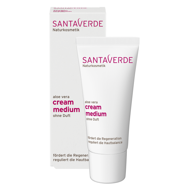 Santaverde Aloe Vera Medium Cream – Pure Tincture Organic Beauty