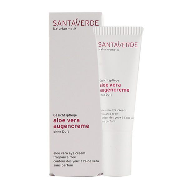 Santaverde Aloe Vera Eye Cream Fragrance Free – Pure Tincture Organic Beauty