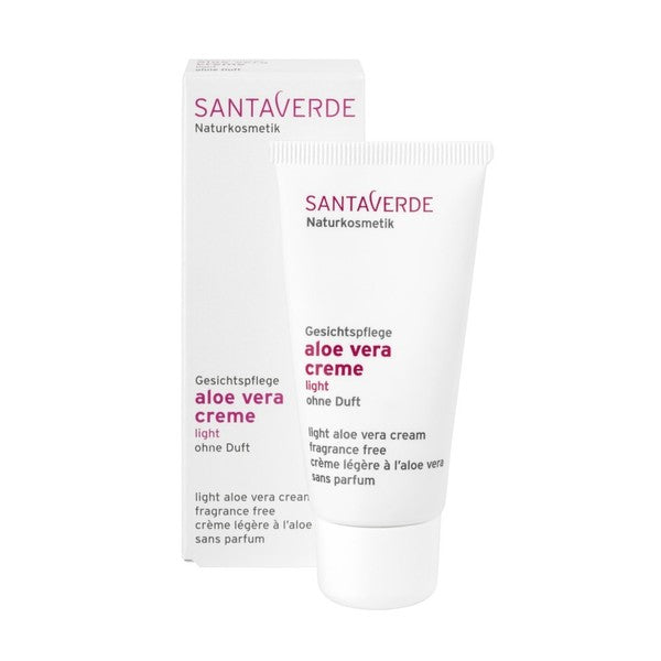Santaverde Aloe Vera Light Cream  Pure Tincture Organic Beauty